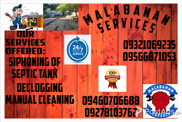 ALN MALABANAN SIPHONING AND PLUMBING SERVICES 09321069235/09566871053