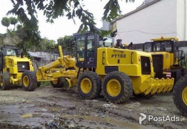 motor grader with ripper PT160