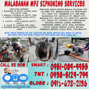 Malabanan Siphoning And Declogging Services pasig | PostAds PH