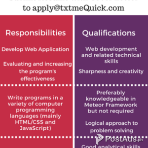 Home-based Developers/Programmers wanted! | PostAds PH