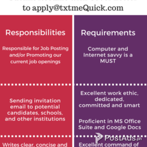 Home-based HR Personnel wanted! | PostAds PH