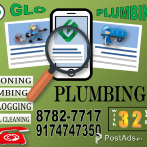 Work with GLO Malabanan Plumbing Services CAVITE1 | PostAds PH