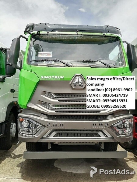 sinotruk dump truck 10w hohan n7 euro2 euro4 available for sale