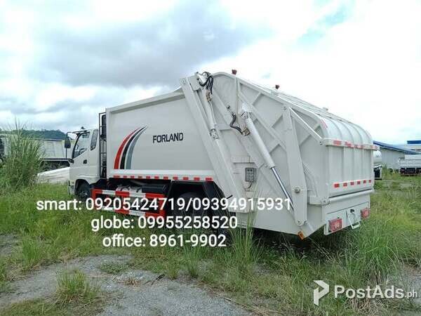 forland 6w garbage compactor truck 10cbm euro4 cummins engine for sale
