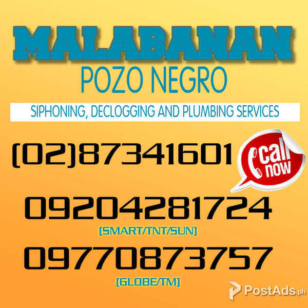 LOW PRICE Malabanan Siphoning Plumbing Services 