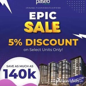 CONDO STUDIO UNIT IN PASEO GROVE LAPULAPU2X | PostAds PH