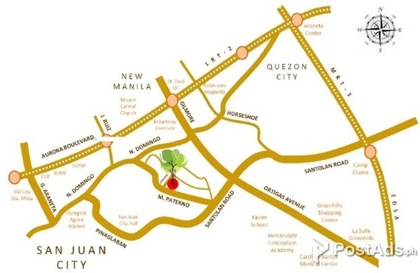 M. Paterno San Juan City - Penthouse 63-93sqm 