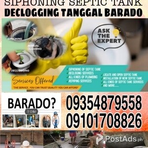 Malabanan septic tank expert Sipsip Pozo Negro Declogging Barado | PostAds PH