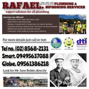 Repairs and Maintenance Siphoning Declogging Service | PostAds PH