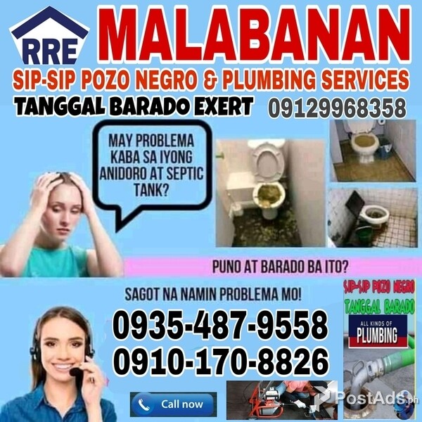 RRE Expert Siphoning septic tank and Plumbing services call us now.