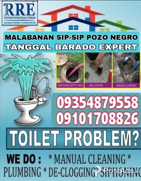 Malabanan siphoning and Declogging sipsip Pozo Negro
