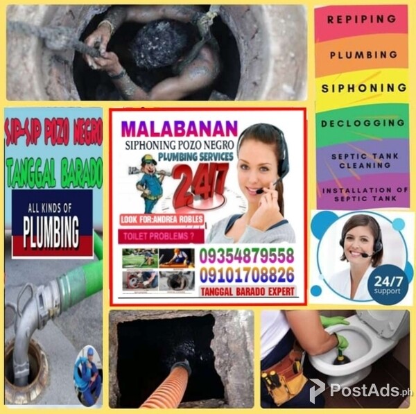 Plumbing repair services sip sip pizza negro tang gal barado