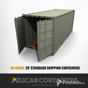 20ft Shipping Container for Office & Stock Room - Pelican Containers | PostAds PH
