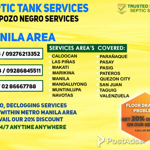 Metro Manila Malabanan Siphoning Septic Tank & Pozo Negro Cleaning | PostAds PH
