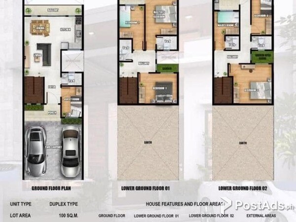 3-Storey Duplex House n Lot in Banawa Cebu City