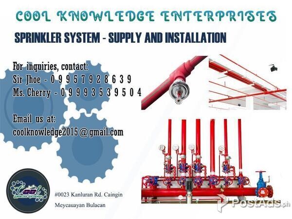 Fire sprinkler System/Installation