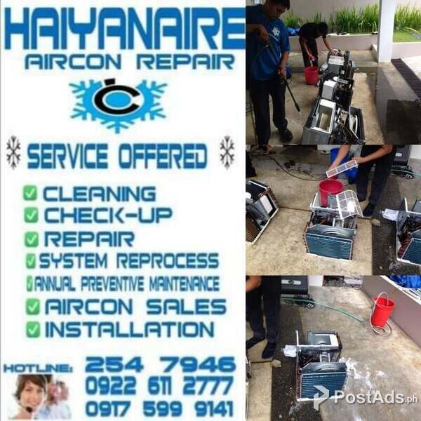 Cebu HAIYANAIRE Aircon Cleaning Services in Pit-os Cebu City