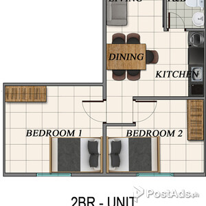 The Meridian COHO | 2BR condo for sale in Bacoor, Cavite | PostAds PH