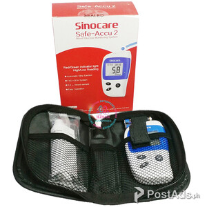 Sinocare Safe-Accu 2 Blood Glucose Monitoring System | PostAds PH