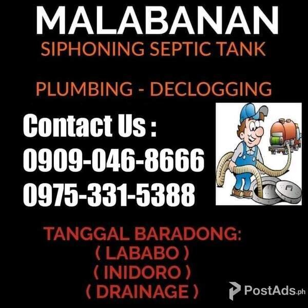 PARANAQUE MALABANAN POZO NEGRO DECLOGGING TANGGAL BARADO SERVICES 