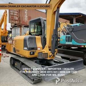 0.23 Cubic Hydraulic Backhoe Excavator XE60DA, XCMG, YANMAR ENGINE | PostAds PH