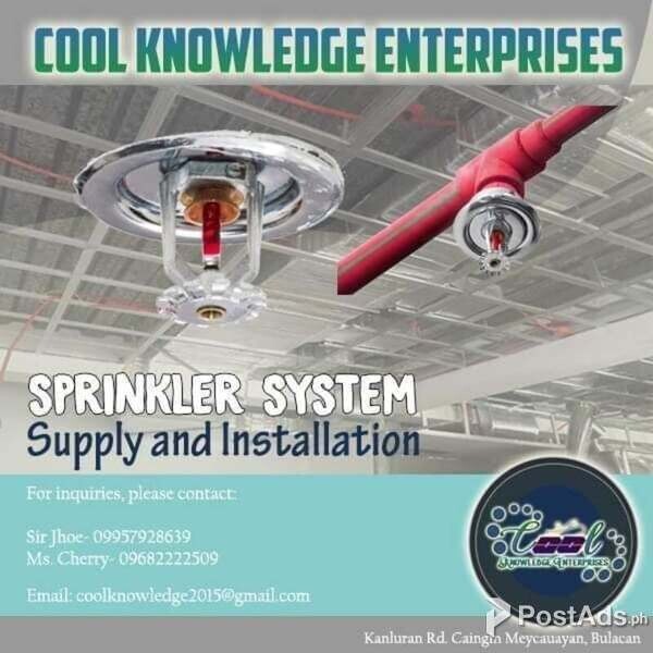 CKE Bulacan -- We do have Supply of Fire Sprinkler System
