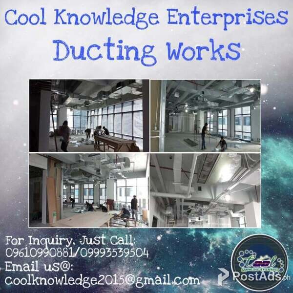Ducting works with Fire Sprinkler System -- CKE Bulacan 
