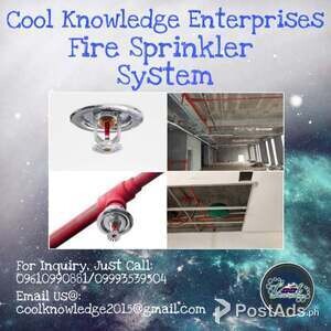 We do Installation and Supply for Fire Sprinkler System | PostAds PH