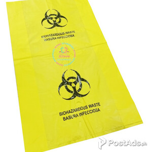 10pcs 101x61cm yellow biohazard waste bag | PostAds PH