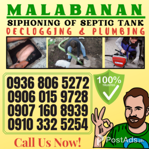 24/7 Malabanan Siphoning and Declogging Services-09368065272 | PostAds PH