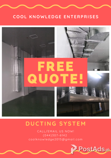 Ducting Works and Chilled Water System Bulacan