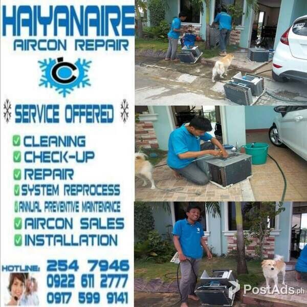 Cebu HAIYANAIRE Aircon Cleaning Services in Talamban Cebu City