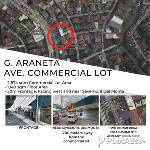 G. Araneta Ave. Commercial Lot | PostAds PH