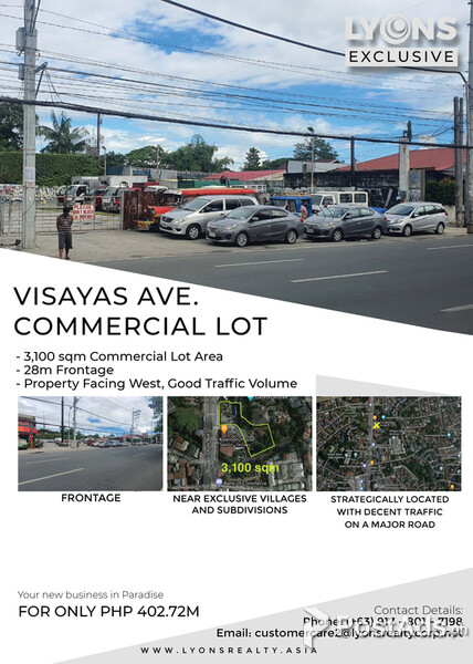Visayas Avenue Commercial Lot