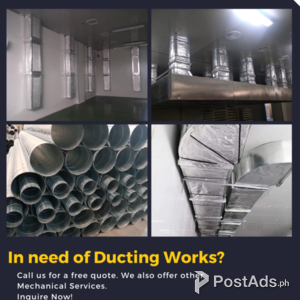 Ducting for Kitchen / Samgyeopsal Resto / Commercial Bldg | PostAds PH
