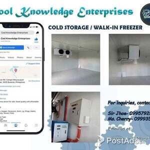 Cold Storage System - Installation And Supply | PostAds PH