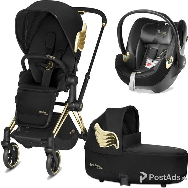 Cybex Priam Wings Jeremy Scott 3in1 Travel System-Black