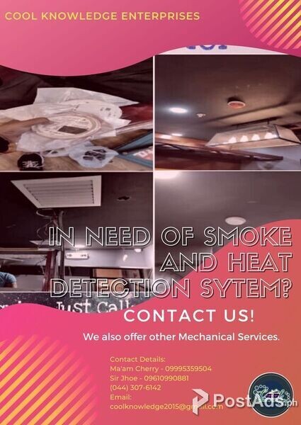 In Need of Smoke and Heat Detection System? Contact Us!- CKE  Bulacan 