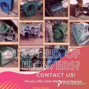 CKE Bulacan - In need of Blowers for Ventilation System? Contact Us! | PostAds PH