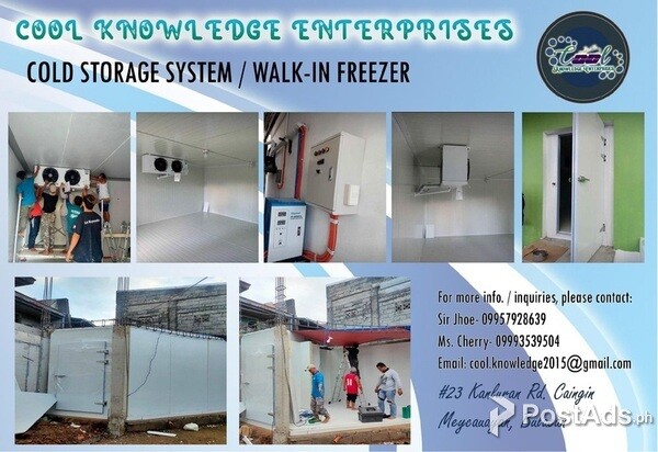 Bulacan - Supplies and Installations for Cold Storage System