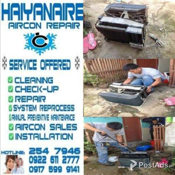 Cebu HAIYANAIRE Aircon Cleaning Service in Minglanilla City