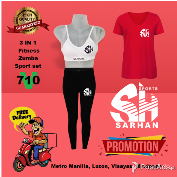Exclusive SARHAN 3 in 1 sports terno set