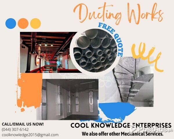 Supply/Installation - Ducting Works Services