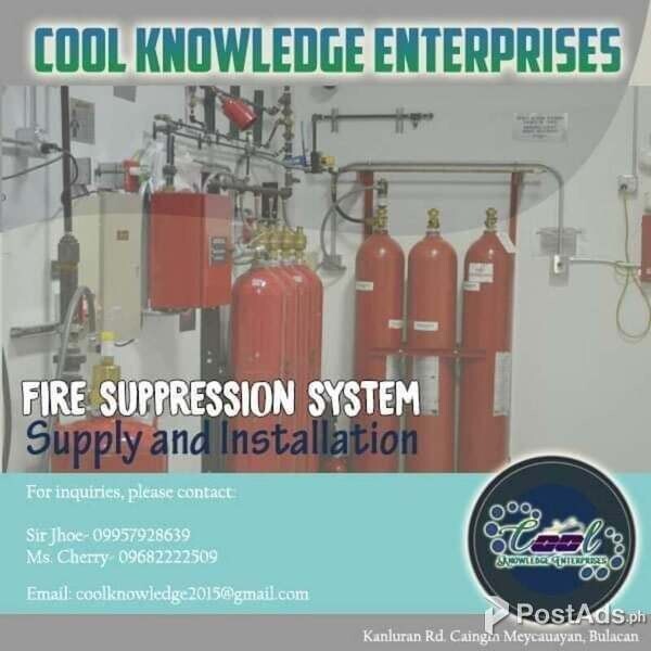 Supply/Services - Fire Suppression System ** CKE Bulacan