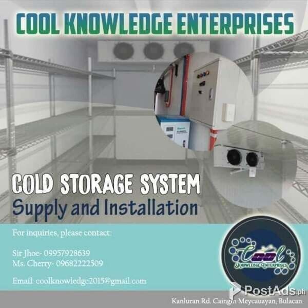 Services/Supply - Cold Storage System ** CKE Bulacan