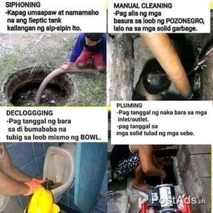 Malabanan siphoning and plumbing services.09096704710.santa rosa city | PostAds PH