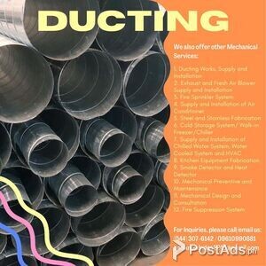 Ducting - Supply & Installation - Bulacan | PostAds PH