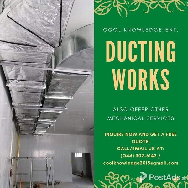 Supply & Installation of Ducting