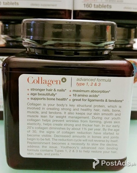 NUTRAWISE COLLAGEN TYPE 1, 2 & 3 MADE IN USA 390 TABLETS