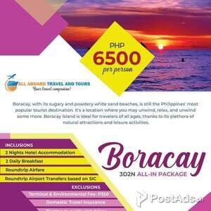 BORACAY 3D2N ALL-IN PACKAGE | PostAds PH